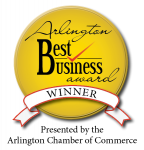 Arlington Best Business Award Winner badge