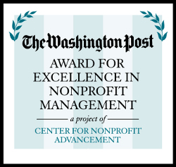 The Washington Post Award for Excellence in Nonprofit Management badge